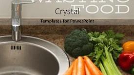  Presentation with awareness - PPT layouts featuring composition-of-stop-wasting-food background and a light gray colored foreground