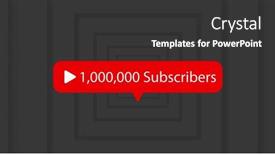  Presentation with global red - PPT theme having composition-of-subscribers-text background and a dark gray colored foreground