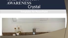  Presentation with awareness - Slides with composition-of-support-uk-malnutrition background and a tawny brown colored foreground