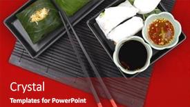  Presentation with food banana - 