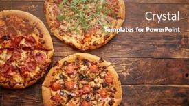  Presentation with eat - Amazing presentation theme having composition-of-three-various-kinds backdrop and a red colored foreground