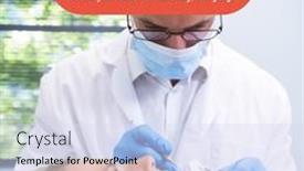  Presentation with oral hygiene - Presentation design featuring composition-of-toothache-day-text background and a sky blue colored foreground