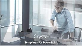  Presentation with global partnership - Slide deck featuring composition-of-two-happy-diverse background and a gray colored foreground