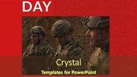  Presentation with veterans day - Presentation with composition-of-veterans-day-text background and a tawny brown colored foreground