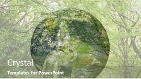  Presentation with water environment - Audience pleasing PPT theme consisting of composition-of-water-tap backdrop and a seafoam green colored foreground