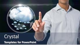  Presentation with business networking - Audience pleasing presentation consisting of composition-of-weather-icon-over backdrop and a ocean colored foreground