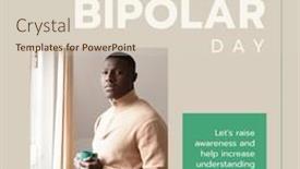  Presentation with bipolar - Slide set featuring composition-of-world-bipolar-day background and a lemonade colored foreground