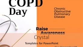  Presentation with copd - Presentation design having composition-of-world-copd-awareness background and a yellow colored foreground