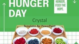 Presentation with world hunger - Theme having composition-of-world-hunger-day background and a seafoam green colored foreground