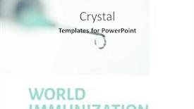  Presentation with immunization - Presentation consisting of composition-of-world-immunization-week background and a  colored foreground