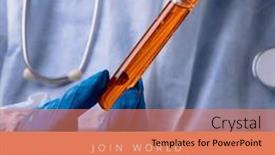  Presentation with immunization - Presentation theme consisting of composition-of-world-immunization-week background and a coral colored foreground