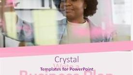  Presentation with business plan - Presentation theme with composition-of-write-a-business background and a lemonade colored foreground