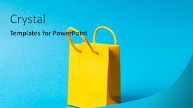  Presentation with friday - Presentation theme featuring composition-of-yellow-paper-shopping background and a  colored foreground