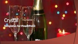  Presentation with valentine - Slide deck enhanced with reciprocal - composition valentine's day on lights background and a tawny brown colored foreground