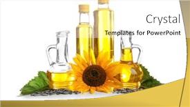  Presentation with cooking oil - Cool new theme with composition-with-cooking-oil backdrop and a white colored foreground