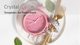  Presentation with cutlery - Colorful presentation theme enhanced with composition-with-cutlery-measuring-tape backdrop and a light gray colored foreground