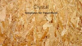  Presentation with airport boarding board - Beautiful slides featuring compressed-recycled-wood-board-makes backdrop and a yellow colored foreground