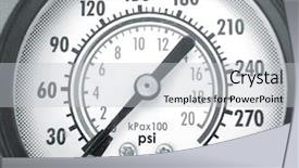  Presentation with scope - Colorful presentation theme enhanced with compression testing tool backdrop and a  colored foreground