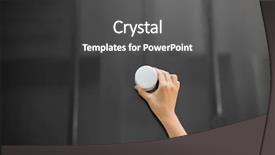  Presentation with black technology - Beautiful presentation theme featuring voice command computer - technology and people concept backdrop and a dark gray colored foreground