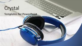  Presentation with desktop - Cool new presentation with  backdrop and a  colored foreground