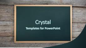  Presentation with chalkboard - Slide deck having computer animated - image of a chalkboard background and a tawny brown colored foreground