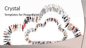  Presentation with health teamwork - Beautiful presentation theme featuring computer compiler design - clerks compilation corporate teamwork backdrop and a  colored foreground