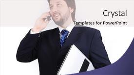  Presentation with pale male hawk - Presentation theme enhanced with computer comunication - young attractive male standing background and a lemonade colored foreground