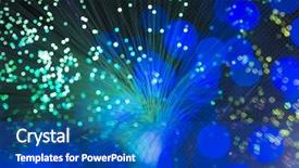  Presentation with optic - Colorful presentation enhanced with floral style smoke red line backdrop and a coral colored foreground