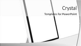  Presentation with blank - Slides consisting of computer display with white blank background and a white colored foreground