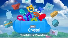  Presentation with digital image - Audience pleasing slides consisting of computer file cabinet - digital composite of digital composite backdrop and a  colored foreground