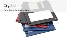  Presentation with editable of computer memory - Cool new PPT theme with multiexposure portrait of woman performing yoga asana combined with photograph of a tree backdrop and a pink colored foreground