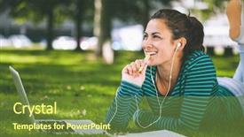  Presentation with college campus - Amazing presentation design having computer free - laughing casual student lying backdrop and a tawny brown colored foreground