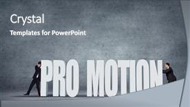  Presentation with corporate - Presentation design having computer generated image - corporate income background and a gray colored foreground