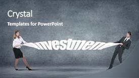  Presentation with green matrix computer generated - Amazing PPT theme having computer generated image - corporate income backdrop and a gray colored foreground