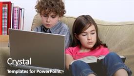  Presentation with generation - Amazing slides having  backdrop and a  colored foreground