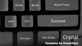  Presentation with investment - Audience pleasing PPT theme consisting of computer-keyboard-keys-with-investment backdrop and a dark gray colored foreground