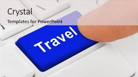  Presentation with computer keyboard and mouse - Presentation theme enhanced with computer keyboard with travel key background and a light gray colored foreground