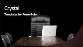  Presentation with mac - Audience pleasing slides consisting of computer mac - blank desktop on a black backdrop and a black colored foreground