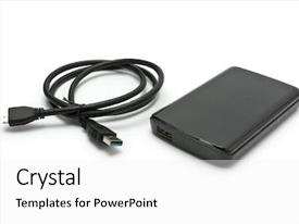 Computer Memory External Hard Drive PPT template 37 | CrystalGraphics