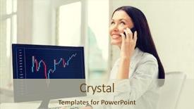  Presentation with school technology - Presentation theme with computer money - education school business communication background and a soft green colored foreground