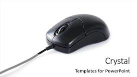  Presentation with computer keyboard and mouse - Presentation with computer mouse isolated on white background and a white colored foreground