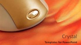  Presentation with flame - Presentation design enhanced with computer-mouse-on-vibrant-flame background and a red colored foreground