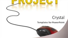  Presentation with project - Presentation theme consisting of climate change - mist and low clouds background and a dark gray colored foreground