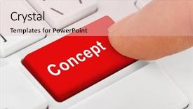  Presentation with computer keyboard and mouse - PPT layouts having computer notebook keyboard with concept background and a lemonade colored foreground