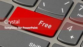  Presentation with notebook - Audience pleasing PPT layouts consisting of computer-notebook-keyboard-with-free backdrop and a crimson colored foreground