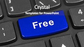  Presentation with download - Cool new PPT theme with computer notebook keyboard with free backdrop and a dark gray colored foreground