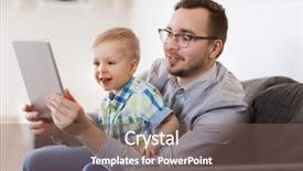  Presentation with computer vision video surveillance - Presentation consisting of computer playing or having video background and a violet colored foreground