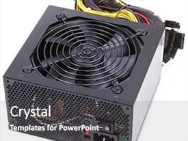 Computer Power Supply Unit Isolated PPT template 70 | CrystalGraphics