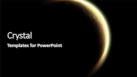  Presentation with eclipse - PPT layouts featuring computer render of eclipse background and a black colored foreground