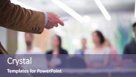  Presentation with marker - Theme with computer science - close up of teacher hand background and a ocean colored foreground